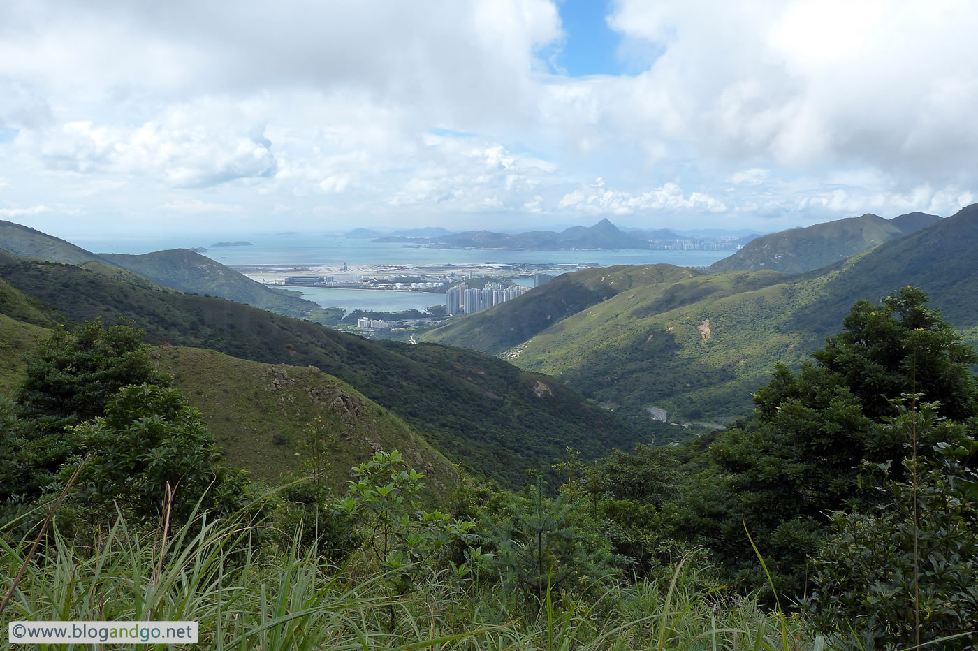 Lantau Trail 3 Replayed - View to Chek Lap Kok
